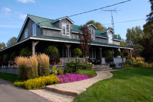 Cottage Landscaping by Johnston's Greenhouse