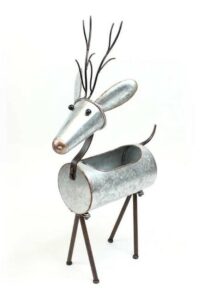 Metal Outdoor Reindeer Planter For christmas workshop